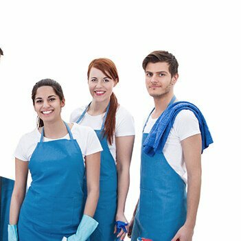 Team of professional cleaners New York