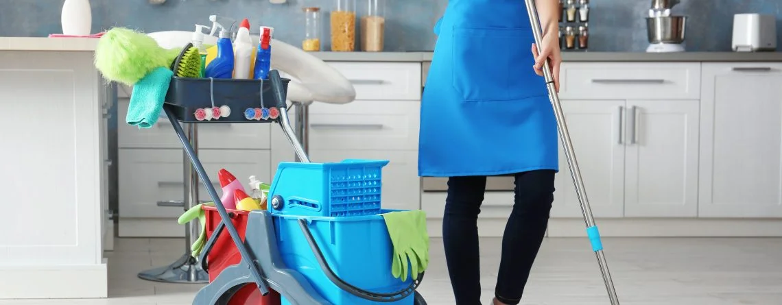 home cleaning service member