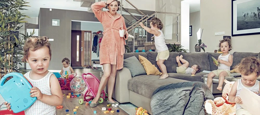 Messy home needing cleaning and organizing