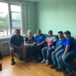 Home Cleaning Team with Customer